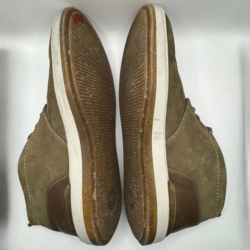Earth Elements Abound Mens 11 Taupe Leather Suede Chukka Boots CBGP072021‎